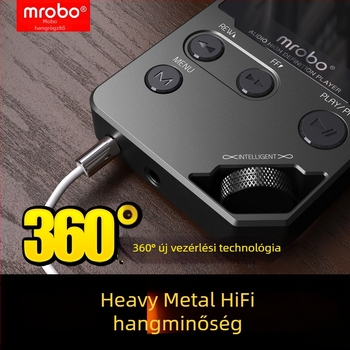 Mrobo C5 Lossless HiFi Bluetooth Zenei Walkman, MP3, Angol hallgatási ismétlő