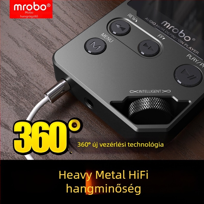 Mrobo C5 Lossless HiFi Bluetooth Zenei Walkman, MP3, Angol hallgatási ismétlő