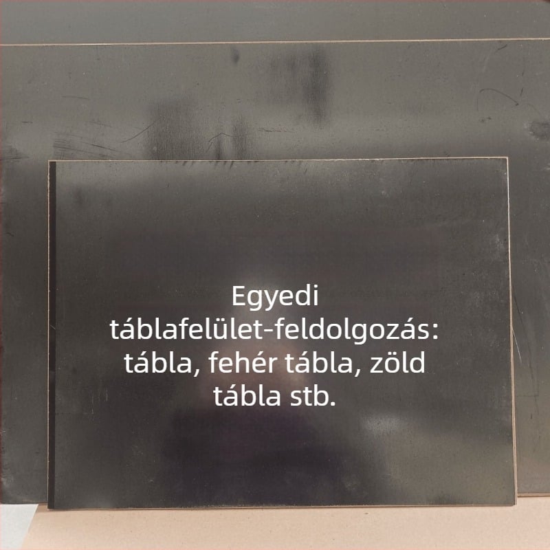 Gyermekeknek szóló mágneses fekete- és fehér tábla rajzoláshoz — pormentes, törölhető felületű fa panelen