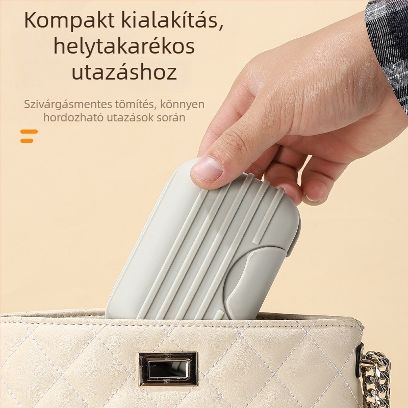 Utazási szappan doboz lezárt fedéllel, vízálló, hordozható, kézzel készített szappan számára