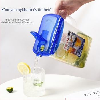 Lock műanyag nagy kapacitású vízforraló hideg vízhez, gyümölcsléhez és teához