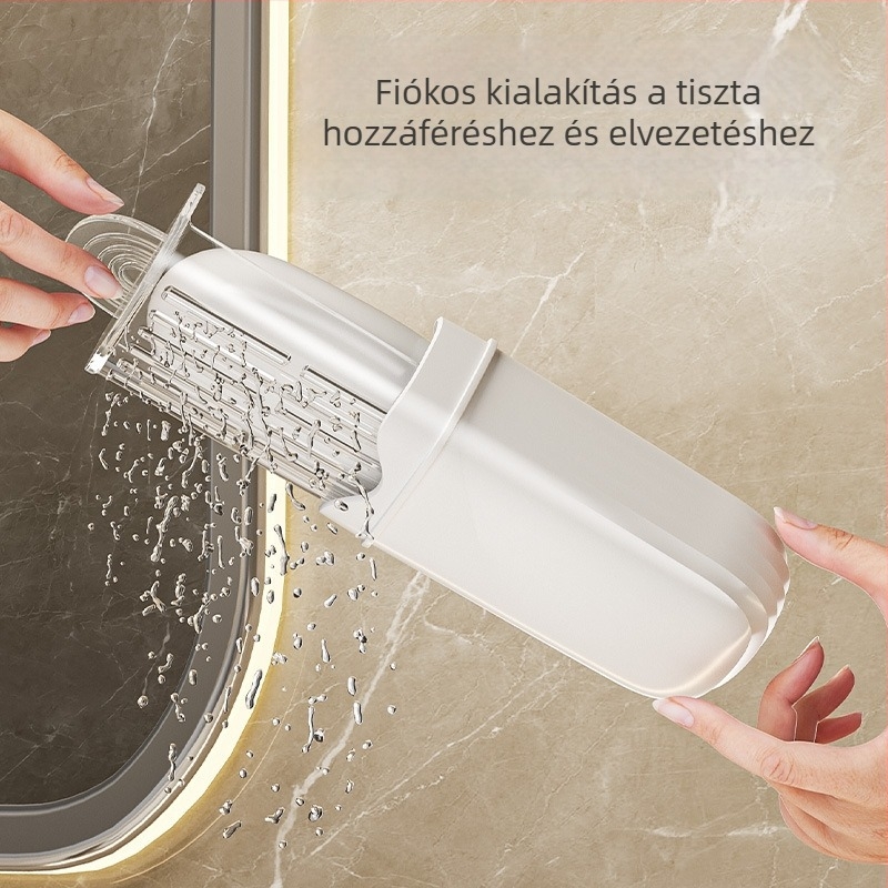 Könnyű luxus hordozható utazási szappan-doboz fedéllel és vízelvezető nyílással.
