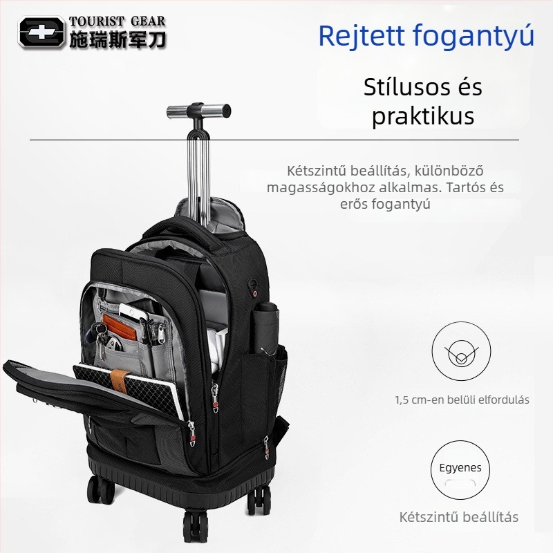 2024-es új üzleti guruló hátizsák, 20–35L kapacitás, vízálló