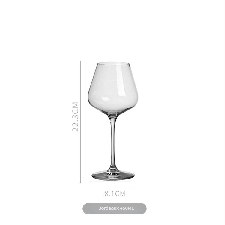 Kristályüveg U-formás decanter készlet vörösborhoz, európai stílus, otthoni használatra