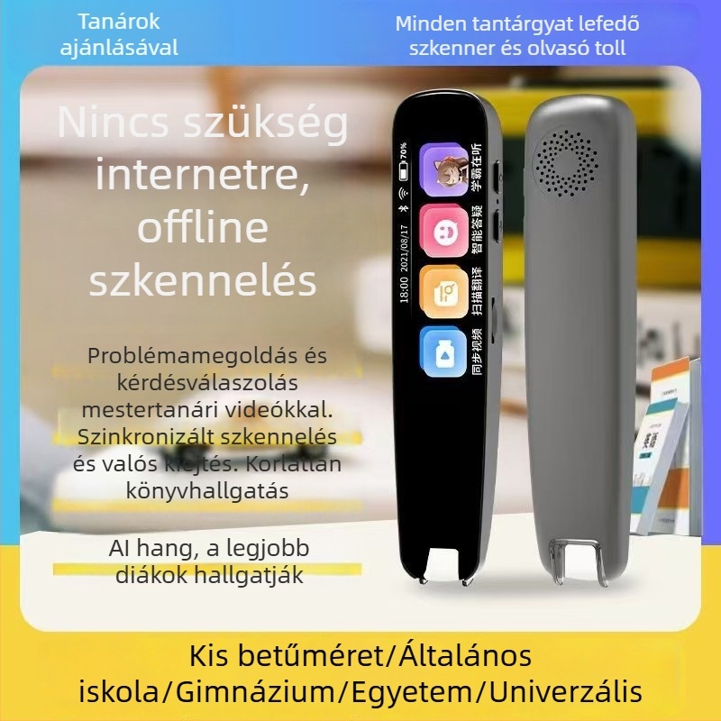 WiFi okos olvasó toll angol nyelvre — sokoldalú szkennelő toll offline fordítóval és szótárral diákoknak