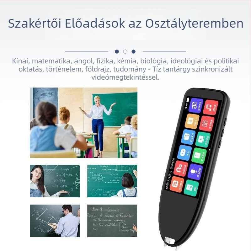 Offline szkennelő toll szótárral és többnyelvű fordítással, hangalapú fordító