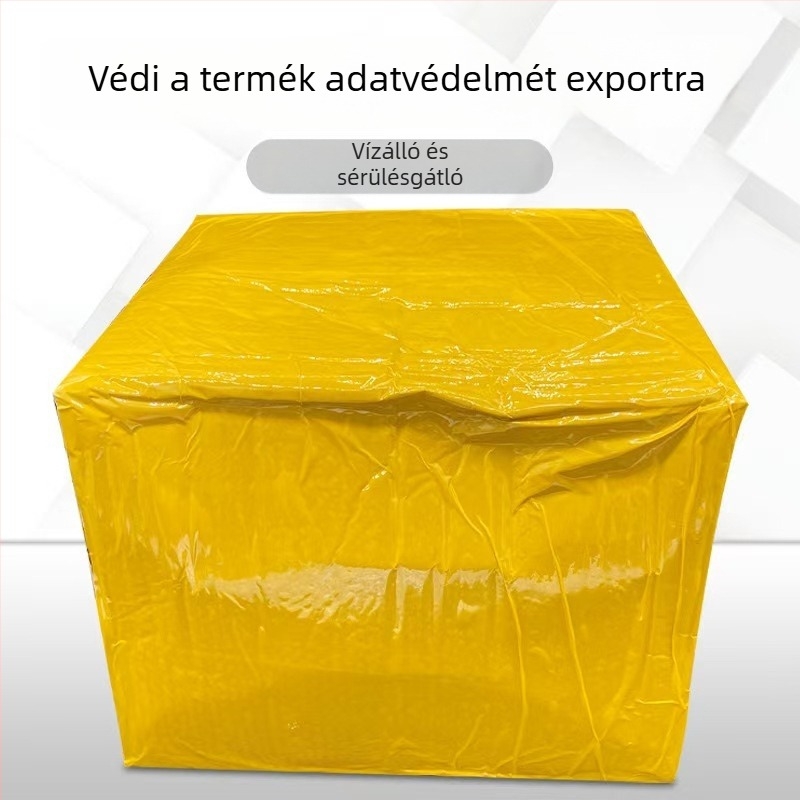 Sárga csomagoló tape, nagy tekercs, rendkívül széles, szélessége 32 cm és 42 cm