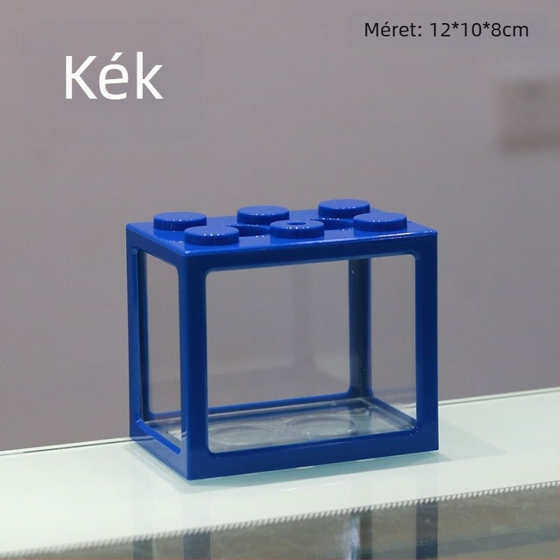 Akril Betta halak számára, mini táj egy üvegben