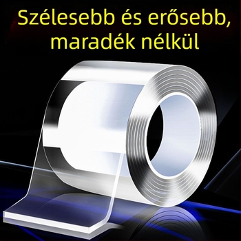 Nano kétoldalas ragasztószalag, nagy tapadással, erős és átlátszó plakátok rögzítéséhez