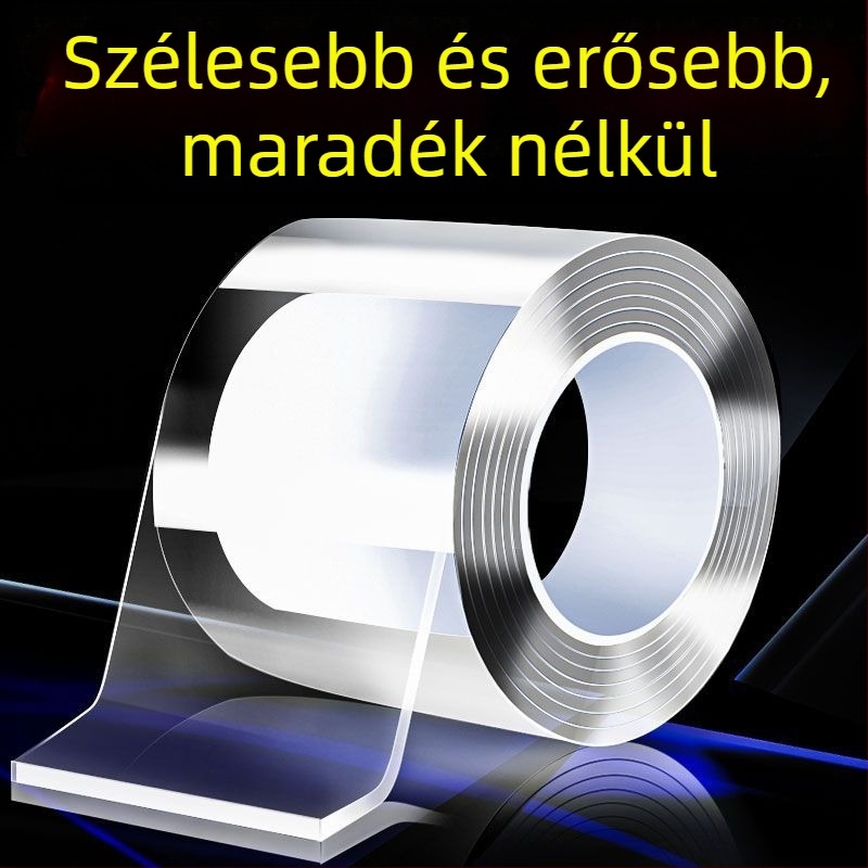 Nano kétoldalas ragasztószalag, nagy tapadással, erős és átlátszó plakátok rögzítéséhez