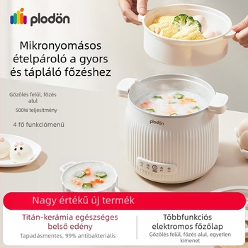 Puliton Baba Mikropresziós titán-kerámia elektromos főzőedény gőzöléshez és bébiételekhez, többfunkciós rizsfőző