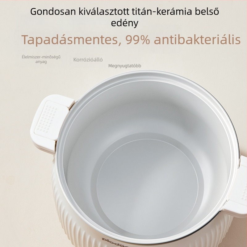 Puliton Baba Mikropresziós titán-kerámia elektromos főzőedény gőzöléshez és bébiételekhez, többfunkciós rizsfőző
