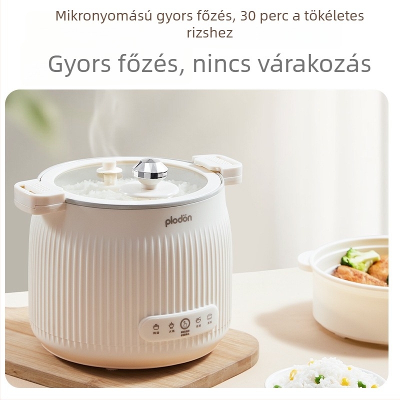 Puliton Baba Mikropresziós titán-kerámia elektromos főzőedény gőzöléshez és bébiételekhez, többfunkciós rizsfőző