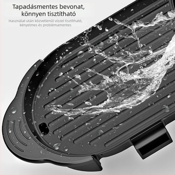 Háztartási multifunkciós elektromos grill és forró fazék, dupla vezérléssel, nagy tapadásmentes edény grillezéshez és főzéshez