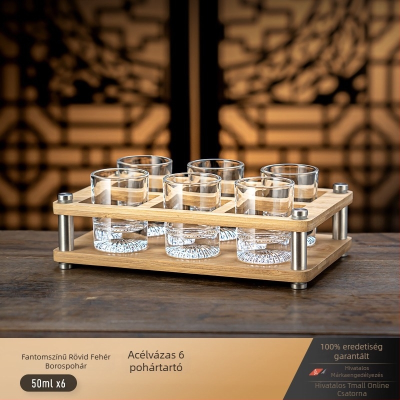 Bon kristályos szeszesital pohár készlet, 1-2 pohár, modern minimalist stílus a kóstoláshoz