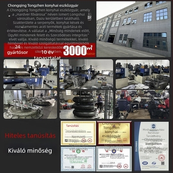 Bevonat nélküli mini vasfazék egy személyre, tej- és bébiétel számára, sík aljzat, kalapált textúra