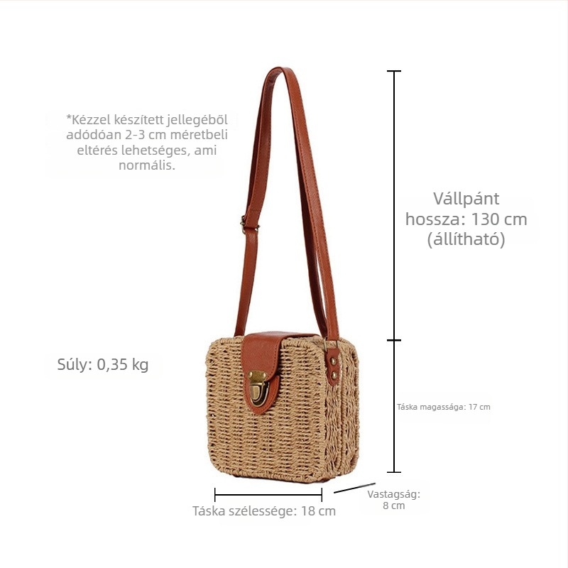 Zhuoyue női válltáska, négyszögletes formájú, egyszínű, flap zárású, közepes méret, mindennapi minimalist stílus.