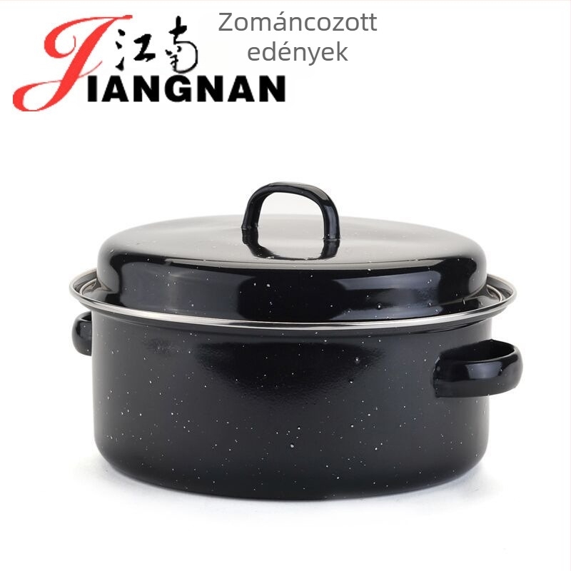 Koreai stílusú többfunkciós grill edény édesburgonya, gesztenyék, kukorica és burgonya sütéséhez, 28 cm