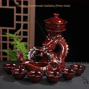 Xianglong automata teás készlet egyszerű tea-készítővel, testreszabható logóval, kerámia ajándék teáskészlet