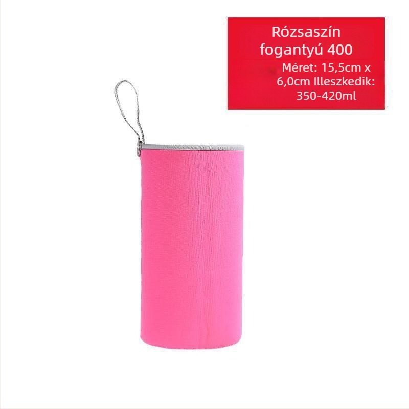 Pohárvédő tok crossbody fogantyúval, szigetelt üveghez 400-1500 ml, égési védelem, hőszigetelés, ütésálló.