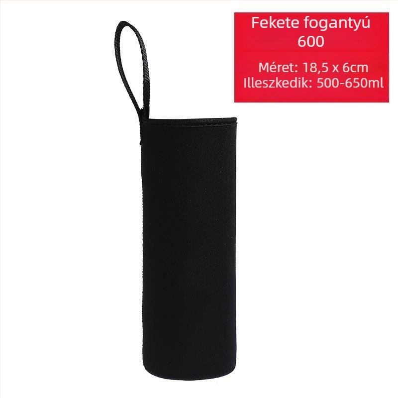 Pohárvédő tok crossbody fogantyúval, szigetelt üveghez 400-1500 ml, égési védelem, hőszigetelés, ütésálló.