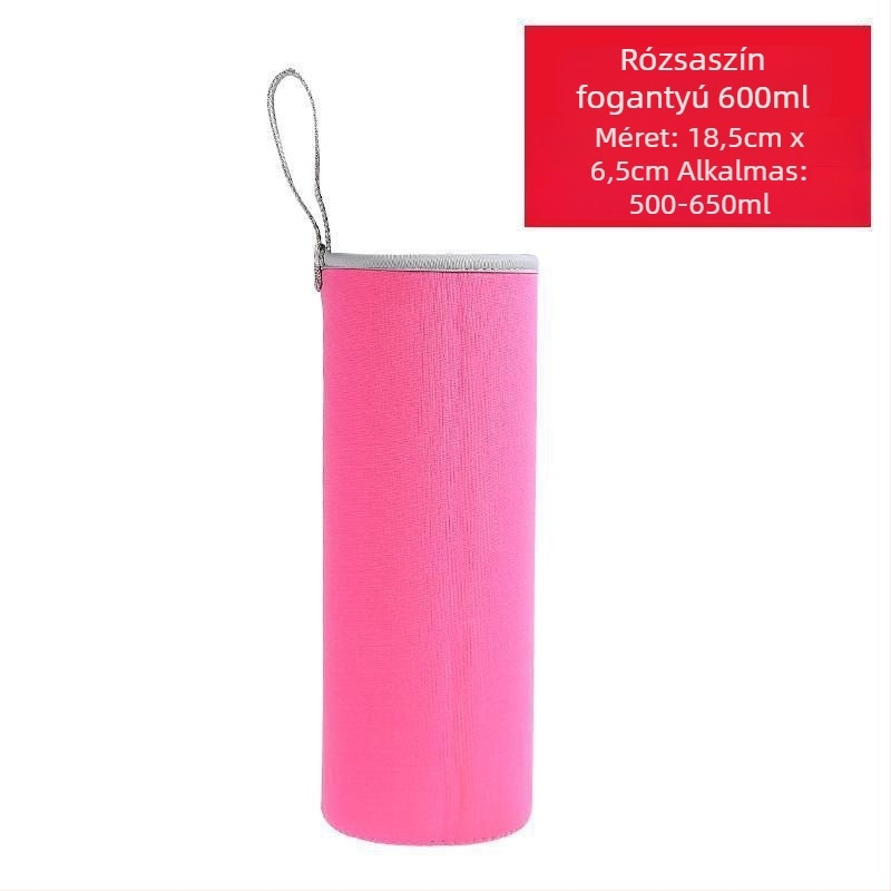 Pohárvédő tok crossbody fogantyúval, szigetelt üveghez 400-1500 ml, égési védelem, hőszigetelés, ütésálló.