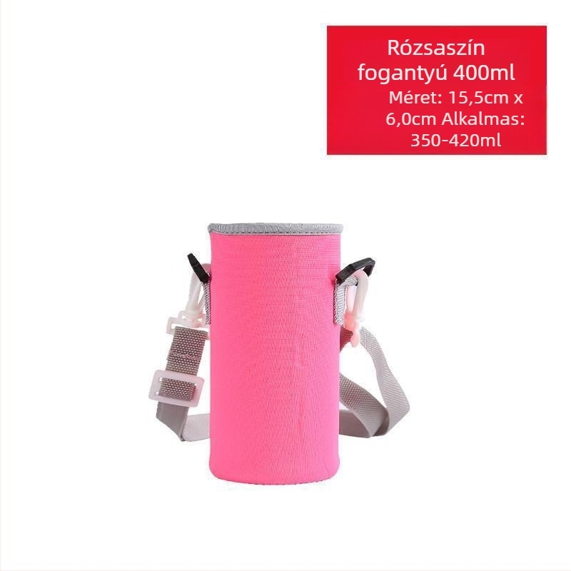 Pohárvédő tok crossbody fogantyúval, szigetelt üveghez 400-1500 ml, égési védelem, hőszigetelés, ütésálló.