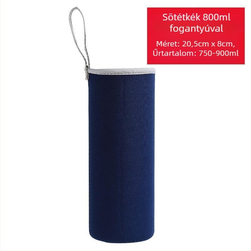 Pohárvédő tok crossbody fogantyúval, szigetelt üveghez 400-1500 ml, égési védelem, hőszigetelés, ütésálló.