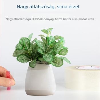 Átlátszó csomagoló szalag, nagy tekercs kézi lezáráshoz