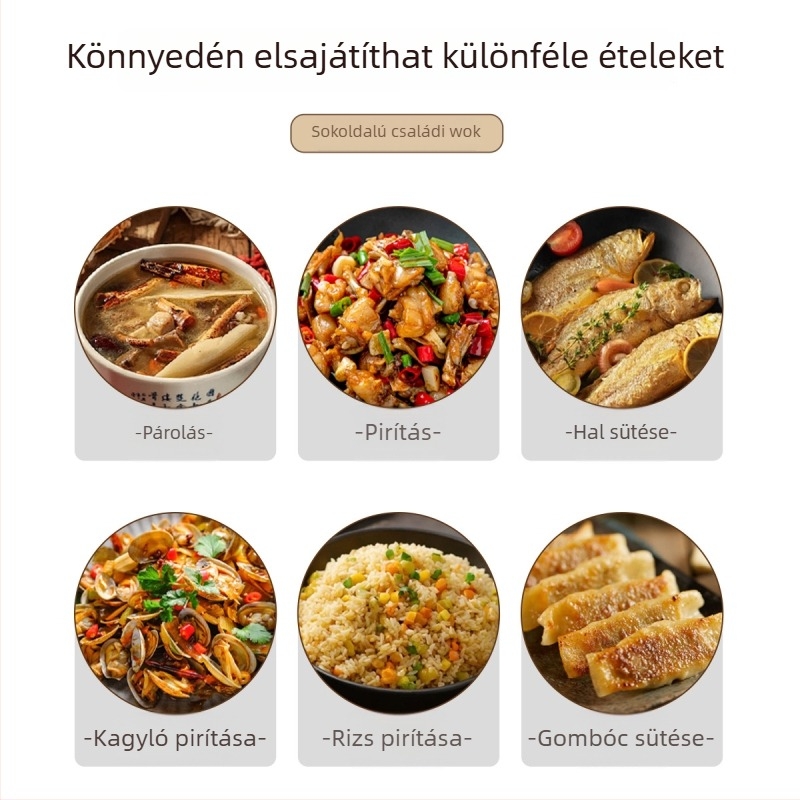Új bevonat nélküli bolygó formájú serpenyő otthoni használatra, többfunkciós vasöntvény serpenyő lapos alappal, teknős minta
