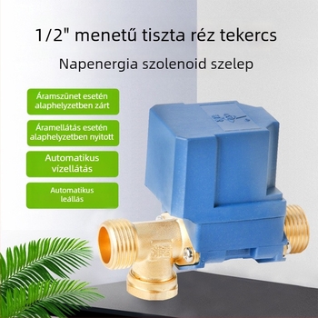 Xiangjun 12V napelemes elektromágneses szelep automatikus vízellátáshoz – napelemes vízmelegítő vezérlő kiegészítők