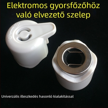 AUX elektromos nyomásfőzőhöz tartozó kipufogó szelep, fedél és nyomáscsökkentő szelep test – kiegészítők