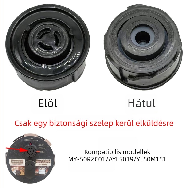 Midea elektromos nyomásfőzőhöz nyomáskorlátozó és kipufogó szelep – MY-50RZC01, AYL5019/YL50M151