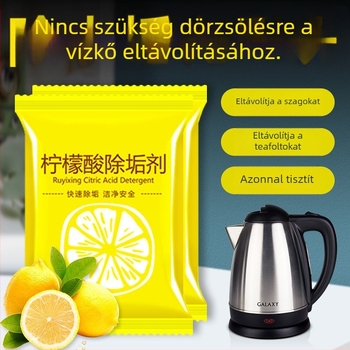 Citromsavas deszkaláló tisztító teáskannákhoz, vízmelegítőkhöz és vízadagolókhoz