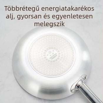 Kereskedelmi célú sík aljzattal rendelkező tapadásmentes alumínium serpenyő és wok, otthoni használatra, füstmentes főzés