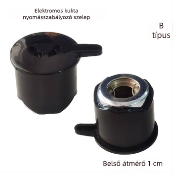 Elektromos nyomásfőzőhöz nyomáskorlátozó- és kipufogó szelep súlyozott sapkával