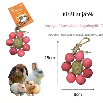Hörcsög és papagáj játékok: rágó játékok, kisállat-fészek és loofah-alapú játékok