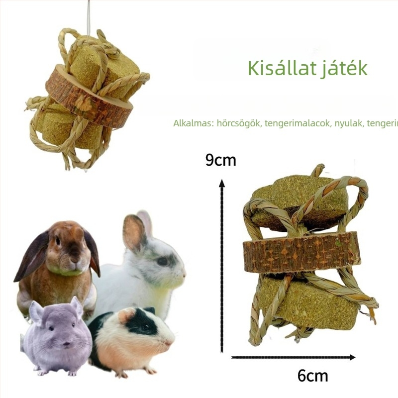 Hörcsög és papagáj játékok: rágó játékok, kisállat-fészek és loofah-alapú játékok