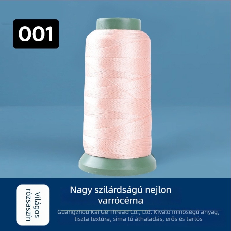 Magas szilárdságú nylon varrószál, 250D, 44 szál, bútorokhoz, autóülésekhez, cipőkhöz és táskákhoz
