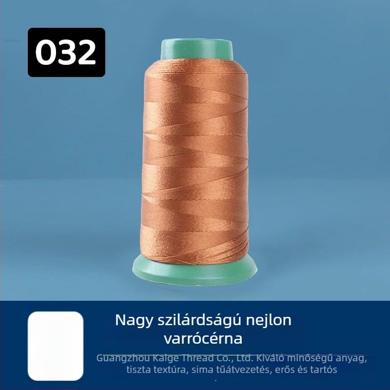 Magas szilárdságú nylon varrószál, 250D, 44 szál, bútorokhoz, autóülésekhez, cipőkhöz és táskákhoz
