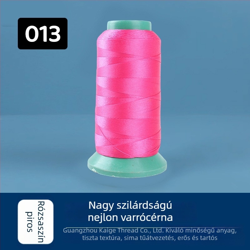 Magas szilárdságú nylon varrószál, 250D, 44 szál, bútorokhoz, autóülésekhez, cipőkhöz és táskákhoz