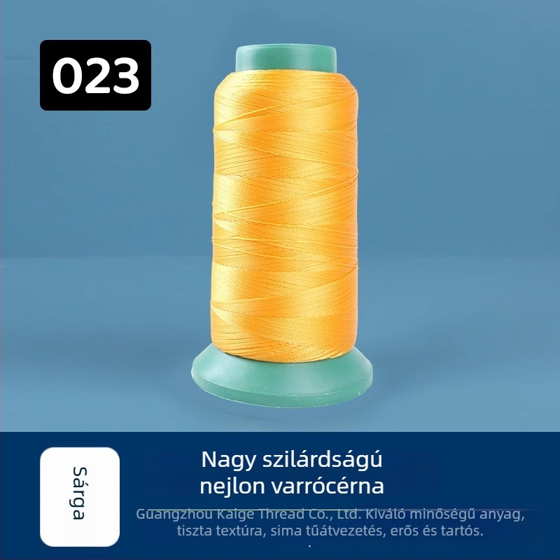 Magas szilárdságú nylon varrószál, 250D, 44 szál, bútorokhoz, autóülésekhez, cipőkhöz és táskákhoz