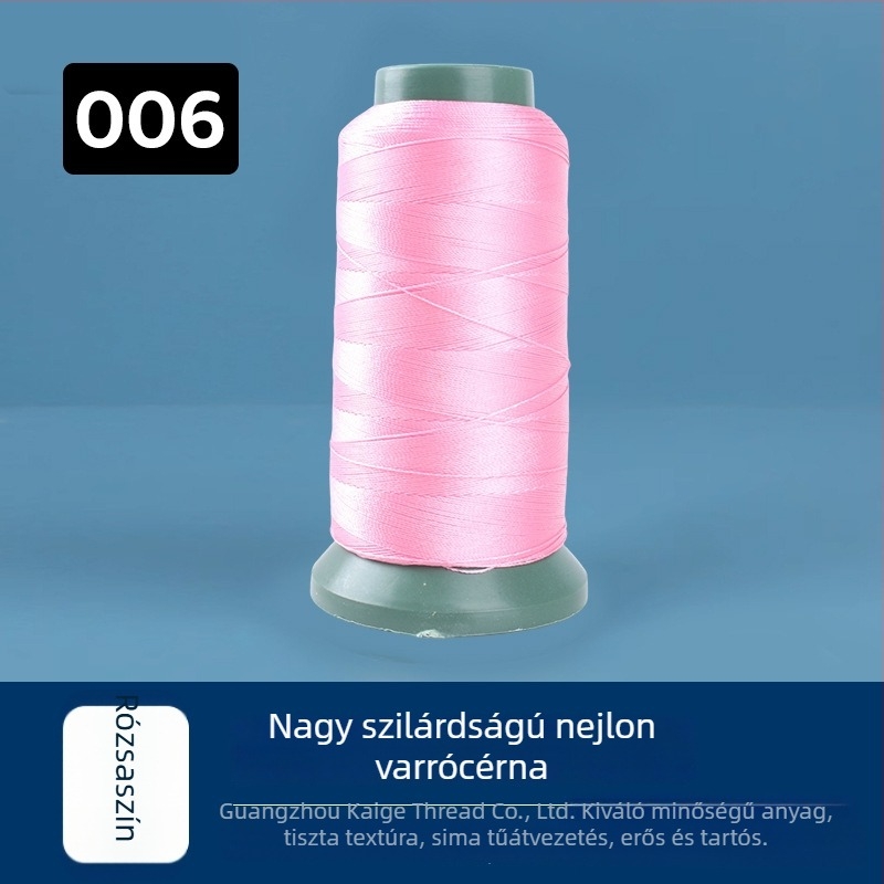 Magas szilárdságú nylon varrószál, 250D, 44 szál, bútorokhoz, autóülésekhez, cipőkhöz és táskákhoz