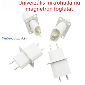 2 db teljesen új magnetron csatlakozók mikrosütőhöz, magasfeszültségű érintkezők a fűtőszálhoz, kondenzátor-kiegészítők áthidaló maggal