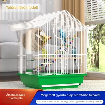 Kis méretű beltéri madárketrec papagájok, szerelemmadarak, budgerigarok, pintyek és más madarak tenyésztésre és nevelésre