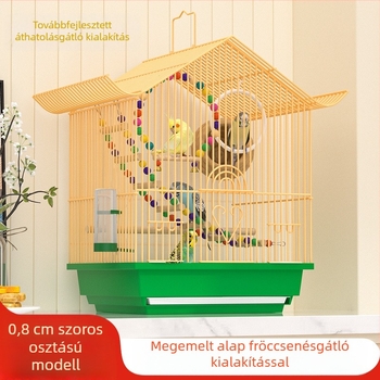 Kis méretű beltéri madárketrec papagájok, szerelemmadarak, budgerigarok, pintyek és más madarak tenyésztésre és nevelésre