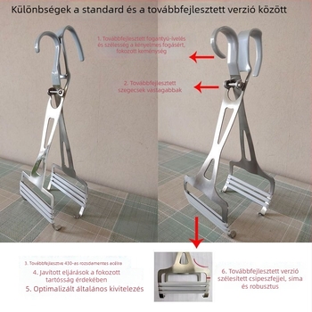 Csúszásmentes tálfogó és tálemelő gőzölő edényekhez – konyhai eszköz