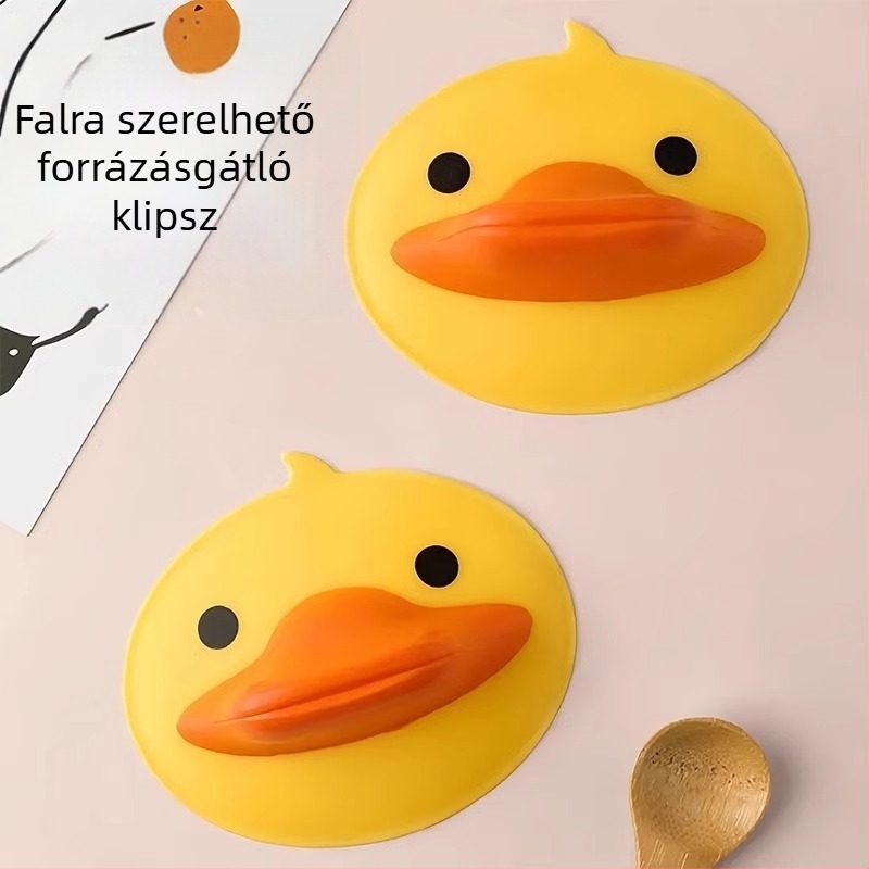 Sárga szilikon hőálló konyhai kesztyűk, vastagabbak, csúszásmentesek, mikróhoz használható tálklippel