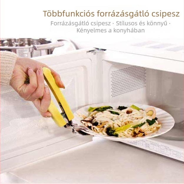 MAXCOOK 304 rozsdamentes acél tál- és tányérfogó, multifunkcionális szorító, forgó konyhai eszköz