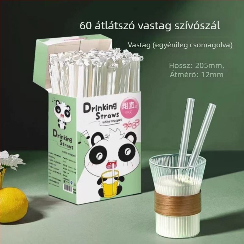 Puyong egyszer használatos görbült szívószál, egyedi csomagolás, élelmiszer-minőségű műanyagból, gyerekeknek és anyáknak